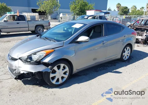 2012 Hyundai Elantra Limited (Ulsan Plant) from USA, damaged, VIN KMHDH4AEXCU355066